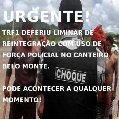 Belo Monte urgente