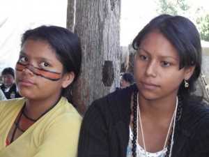 Juventude Terena durante III Assembléia Terena em Buriti