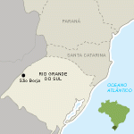 São Borja está a 594 km de Porto Alegre