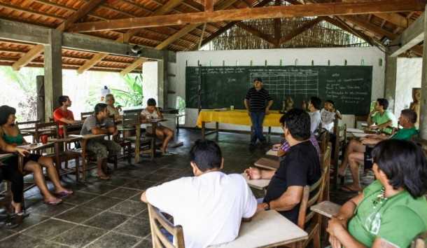O intercâmbio reúne lideranças indígenas de São Paulo, Santa Catariana, Paraná e Rio Grande do Sul (Foto: Sérgio Vale/Secom)