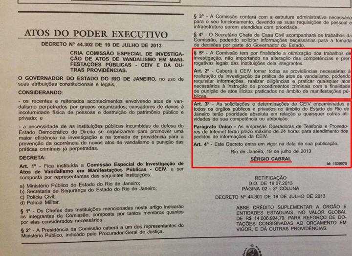 Decreto 44.302/2013