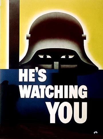  Imagem: Glenn Grohe (1942, cartaz anti-nazista norte-americano)