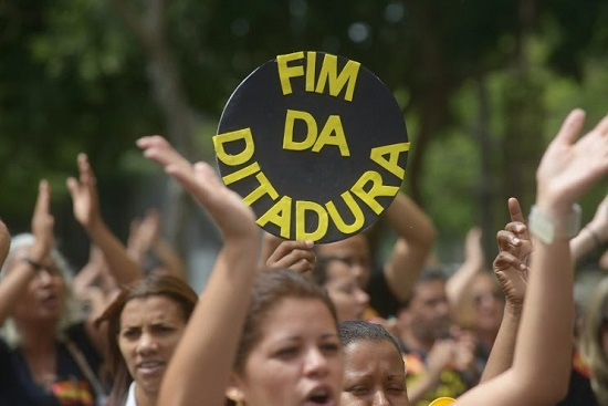 Manifestação de professores no Rio de Janeiro. Foto: SEPE RJ.