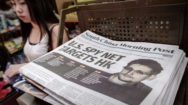  Snowden denunciou a rede de espionagem dos EUA também na China e em Hong Kong