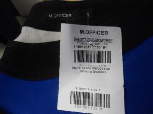 Roupa da M.Officer em oficina flagrada com trabalho escravo (Foto: MPT-PRT2)