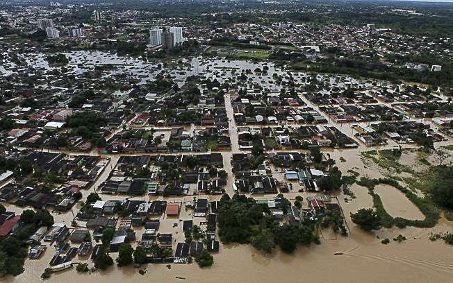 Enchente em Manaus, 16/05/2012. Foto ABr