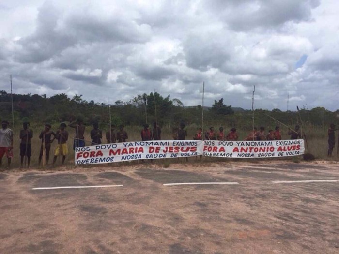 Indígenas pedem saída da gestora do Dsei-Y em Roraima e do secretário da Secretaria Especial de Saúde Indígena (Foto: Arquivo pessoal)