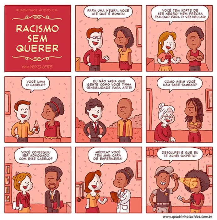 racismo quadrinhos