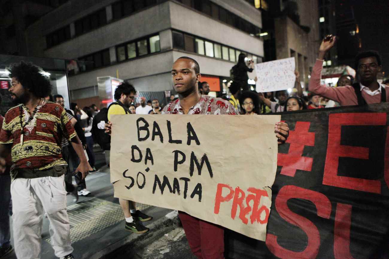 Em São Paulo, ato pede fim do extermínio do povo negro. Foto de Oswaldo Corneti, Fotos Públicas
