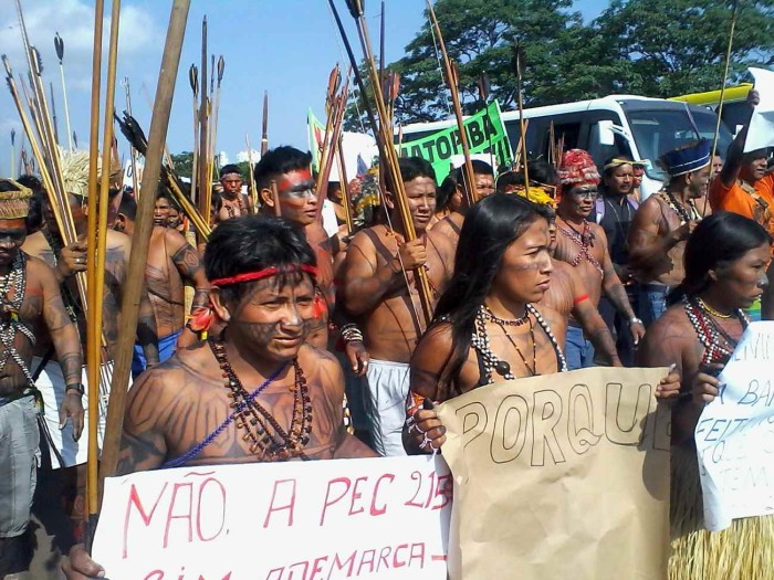 indigenas bsb protesto