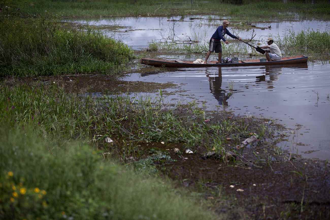 O bairro da Amizade, às margens do rio Xingu, era um bairro de pescadores e as casas eram palafitas. As cerca de 500 famílias que lá viviam foram removidas - Foto Marizilda Cruppe.