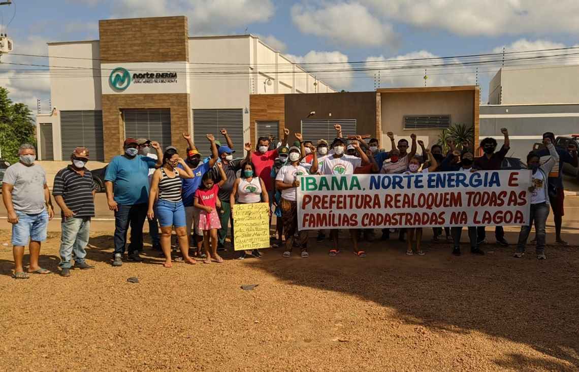Atingidos por Belo Monte e trabalhadores da Norte Energia protestam por direitos